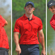 Golfers Scottie Scheffler, Rory McIlroy and Tony Finau put on Tiger’s Sunday Red in support for final round of World Golf Championships-Workday Championship.